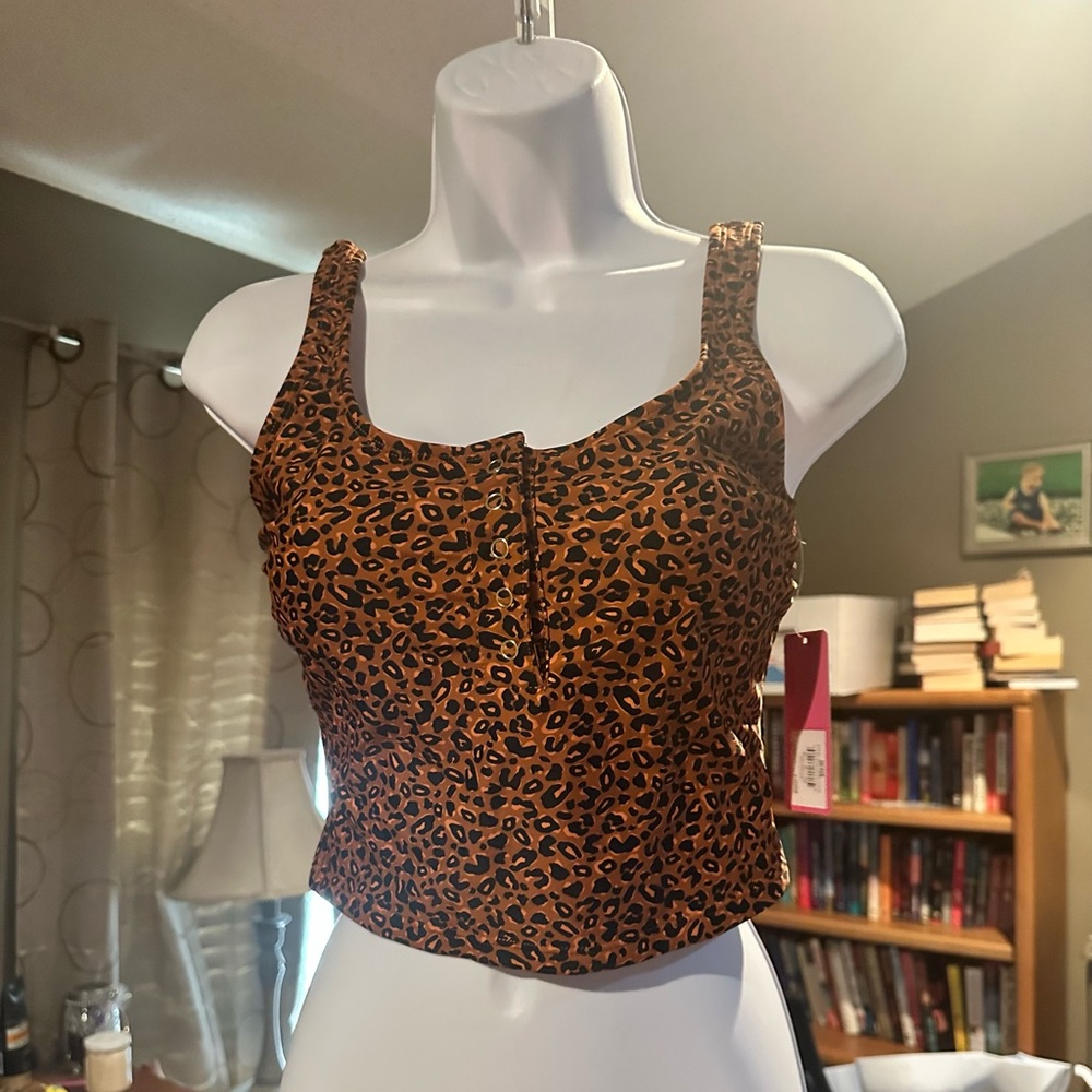 Leopard Print Women's Top